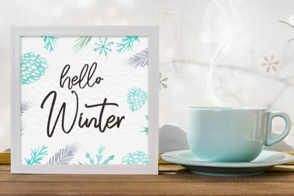 Winter Girl Font Poster 4