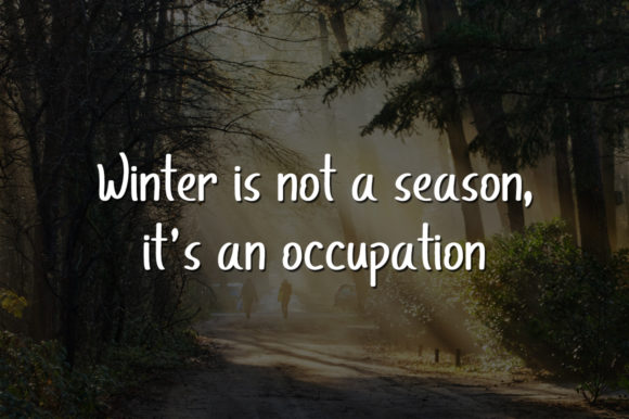 Winter Light Font Poster 2