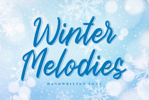 Winter Melodies Font Poster 1