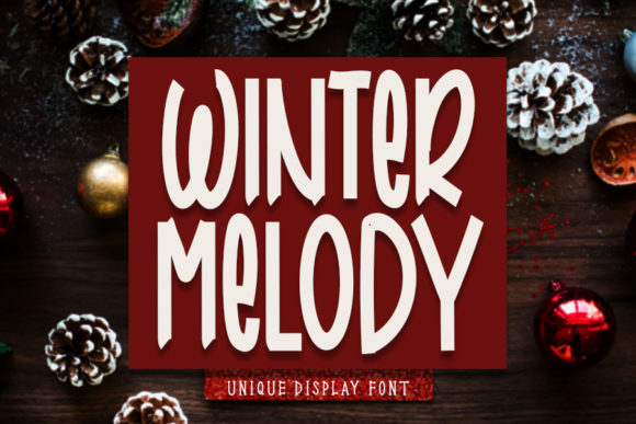 Winter Melody Font Poster 1