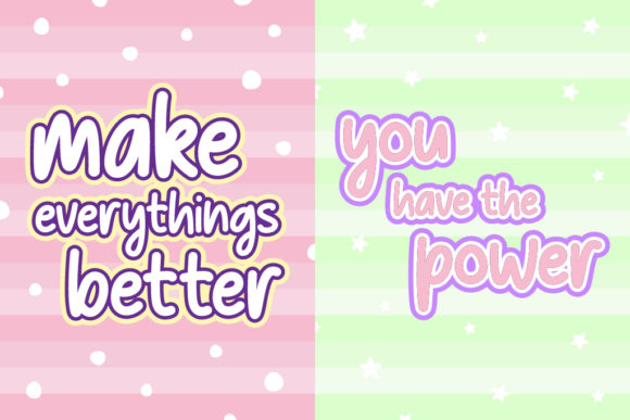 Winter Night Font Poster 2