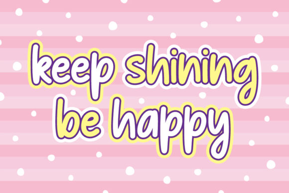 Winter Night Font Poster 3