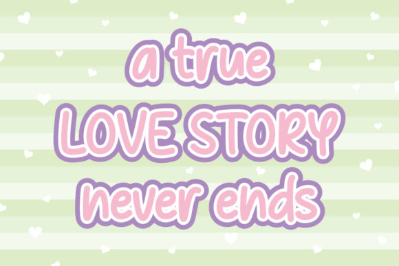Winter Night Font Poster 4
