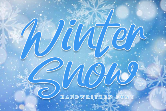 Winter Snow Font