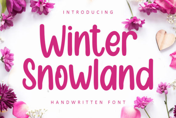 Winter Snowland Font