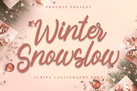 Winter Snowslow Font