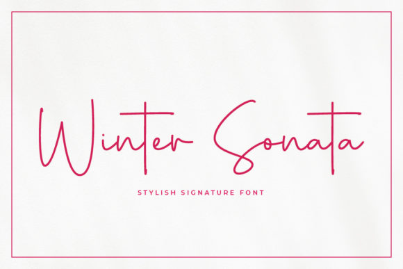 Winter Sonata Font