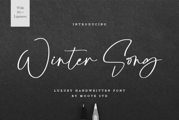 Winter Song Font Poster 1