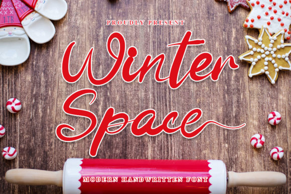 Winter Space Font Poster 1