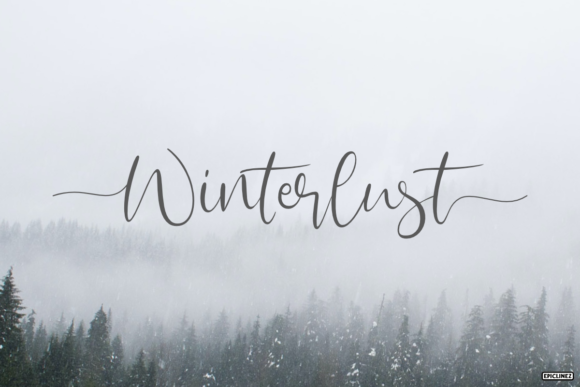 Winterlust Font Poster 1