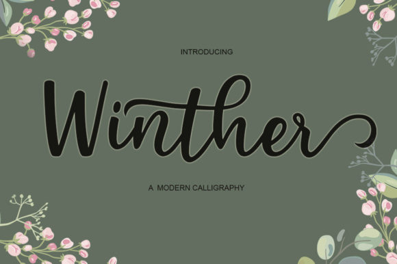 Winther Font Poster 1