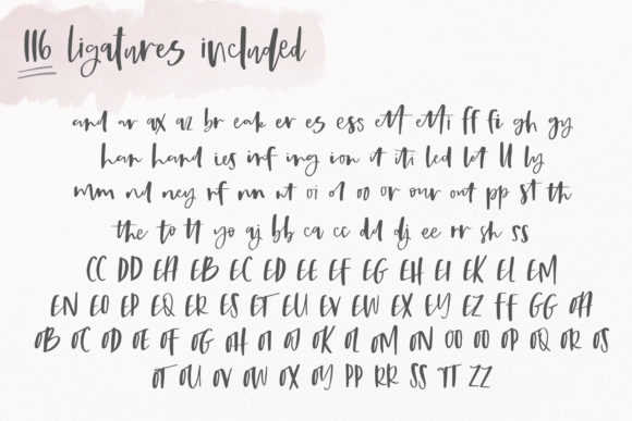 Wish List Font Poster 13