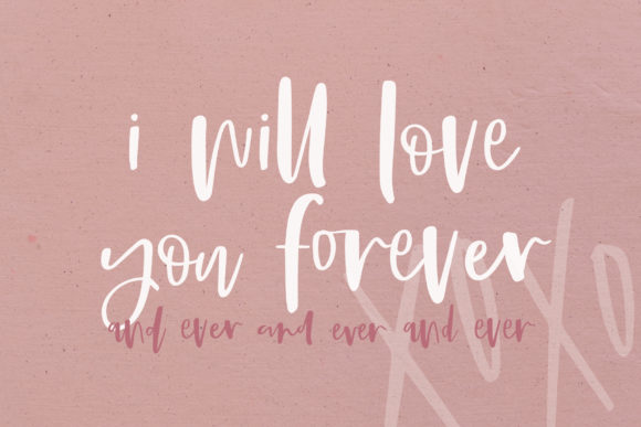 Wish List Font Poster 9