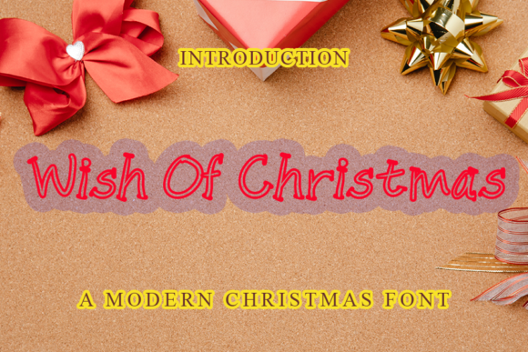 Wish of Christmas Font Poster 1
