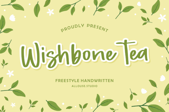 Wishbone Tea Font Poster 1