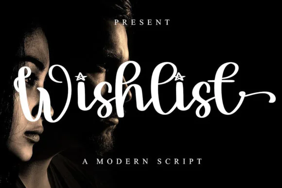 Wishlist Font Wishlist Font Poster 1