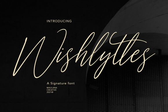 Wishlyttes Font Poster 1