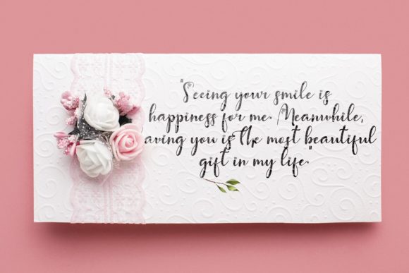 With Rose Font Poster 2