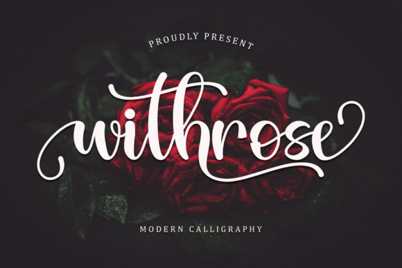 Withrose Font Poster 1