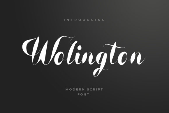 Wolington Font Poster 1