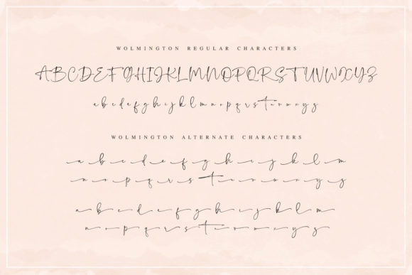 Wolmington Font Poster 10