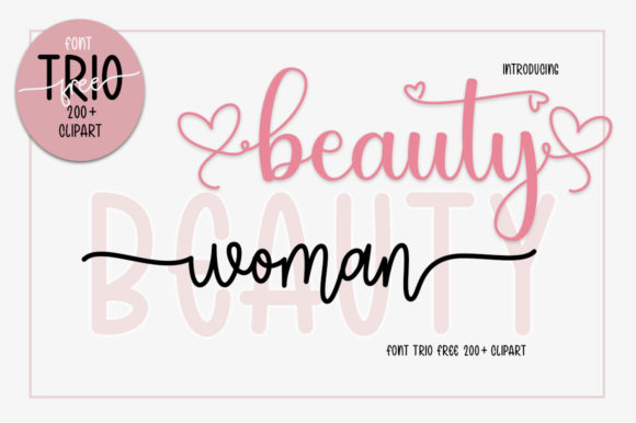 Woman Beauty Font Poster 1