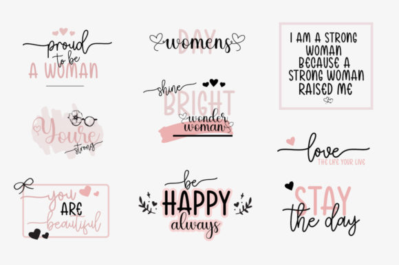 Woman Beauty Font Poster 2
