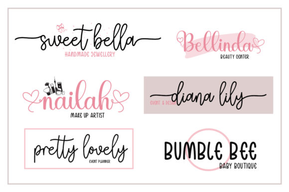 Woman Beauty Font Poster 3