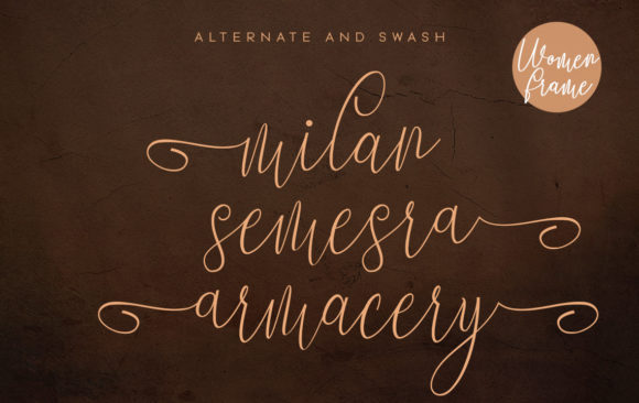 Women Frame Font Poster 8