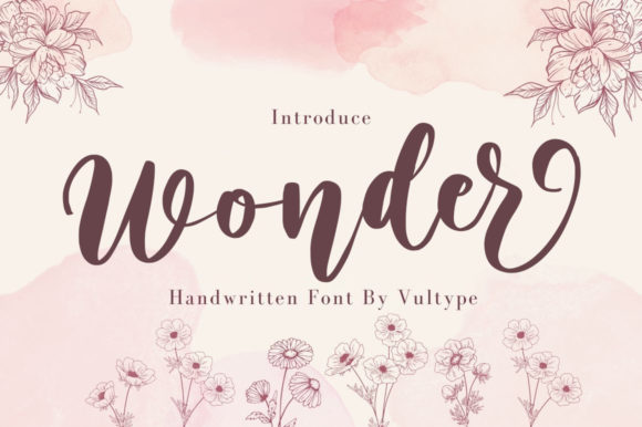 Wonder Font Poster 1