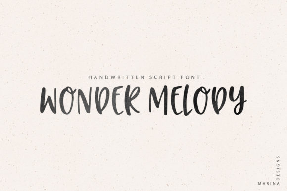 Wonder Melody Font Poster 1