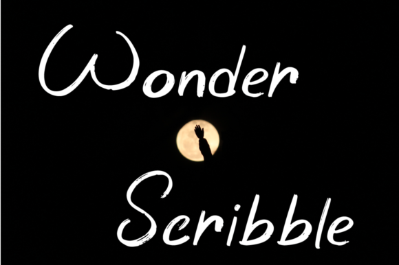 Wonder Scribble Font Poster 1