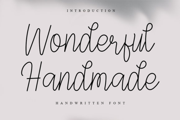 Wonderful Handmade Font