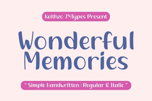 Wonderful Memories Font