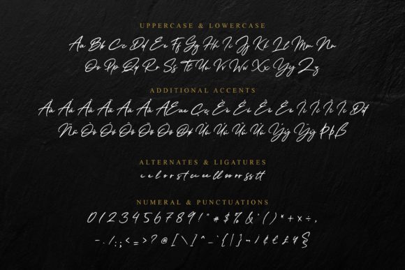 Wonderful Sunset Font Poster 9