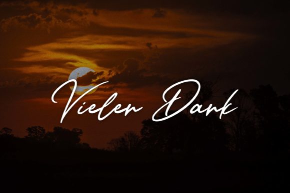Wonderful Sunset Font Poster 10