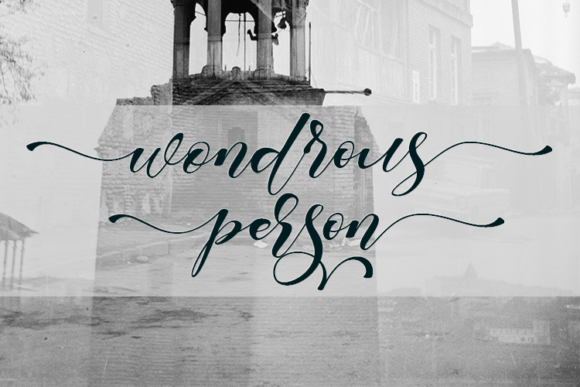 Wondrous Font Poster 1