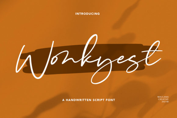 Wonkyest Font Poster 1