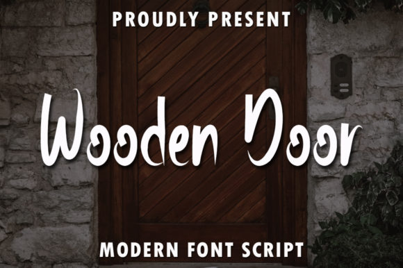 Wooden Door Font