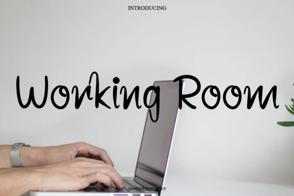 Working Room Font Poster 1