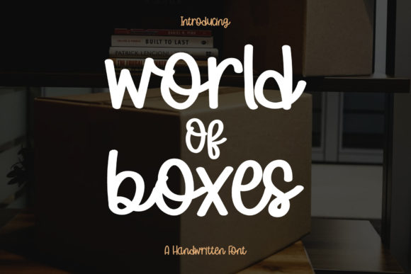 World of Boxes Font Poster 1