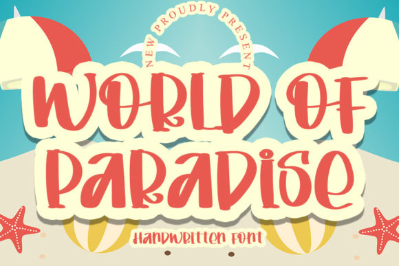 World of Paradise Font Poster 1