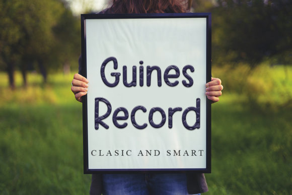 World Record Font Poster 2