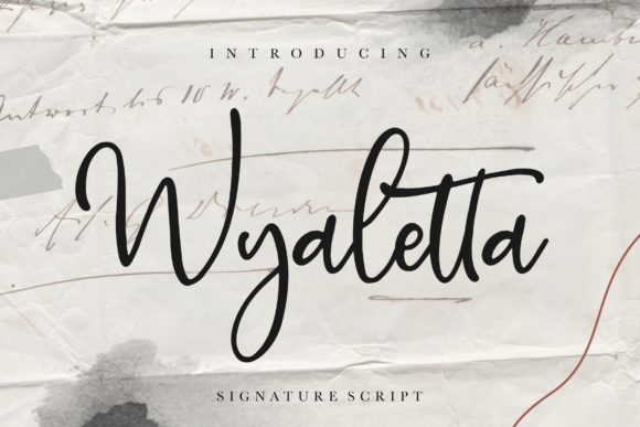 Wyaletta Font