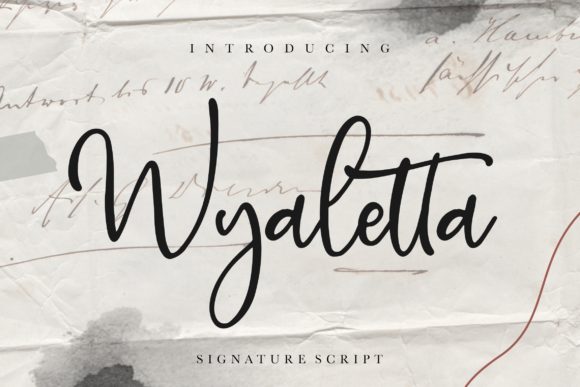 Wyaletta Font Poster 1