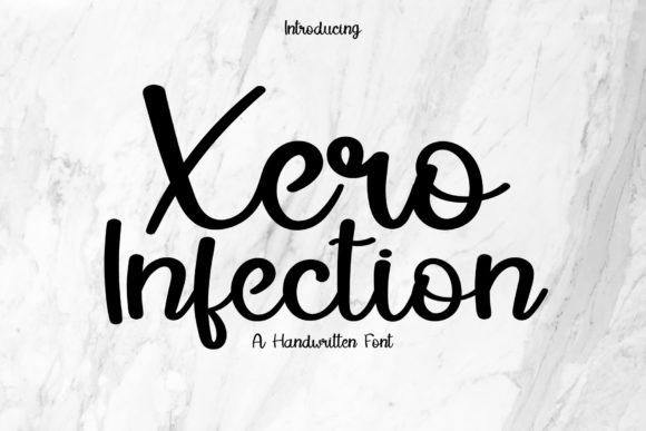 Xero Infection Font Poster 1