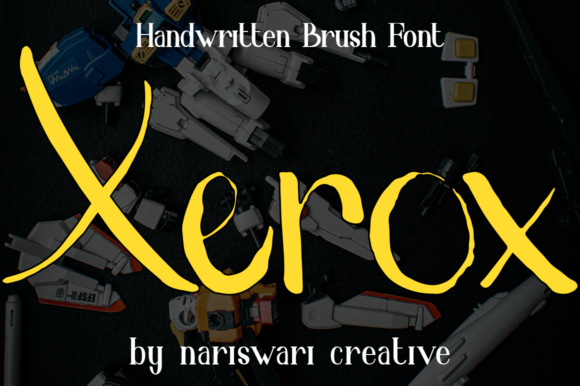 Xerox Font Poster 1