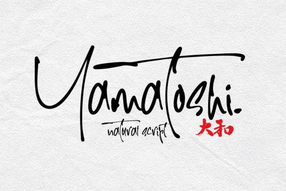 Yamatoshi Font Poster 1