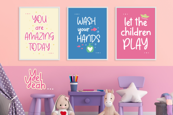 Yel Yeah Font Poster 6