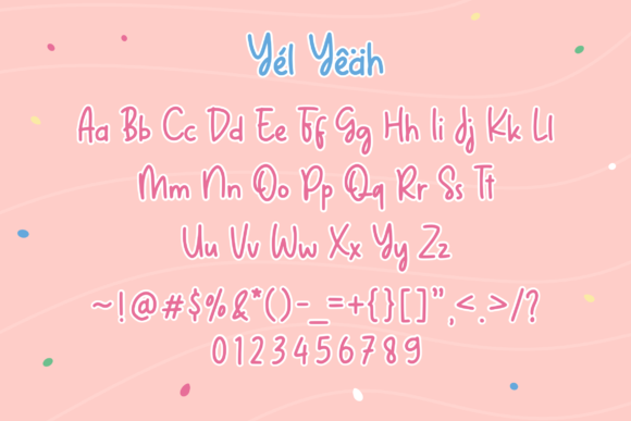 Yel Yeah Font Poster 10